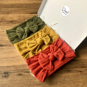 Cable Knit Headband Gift Set